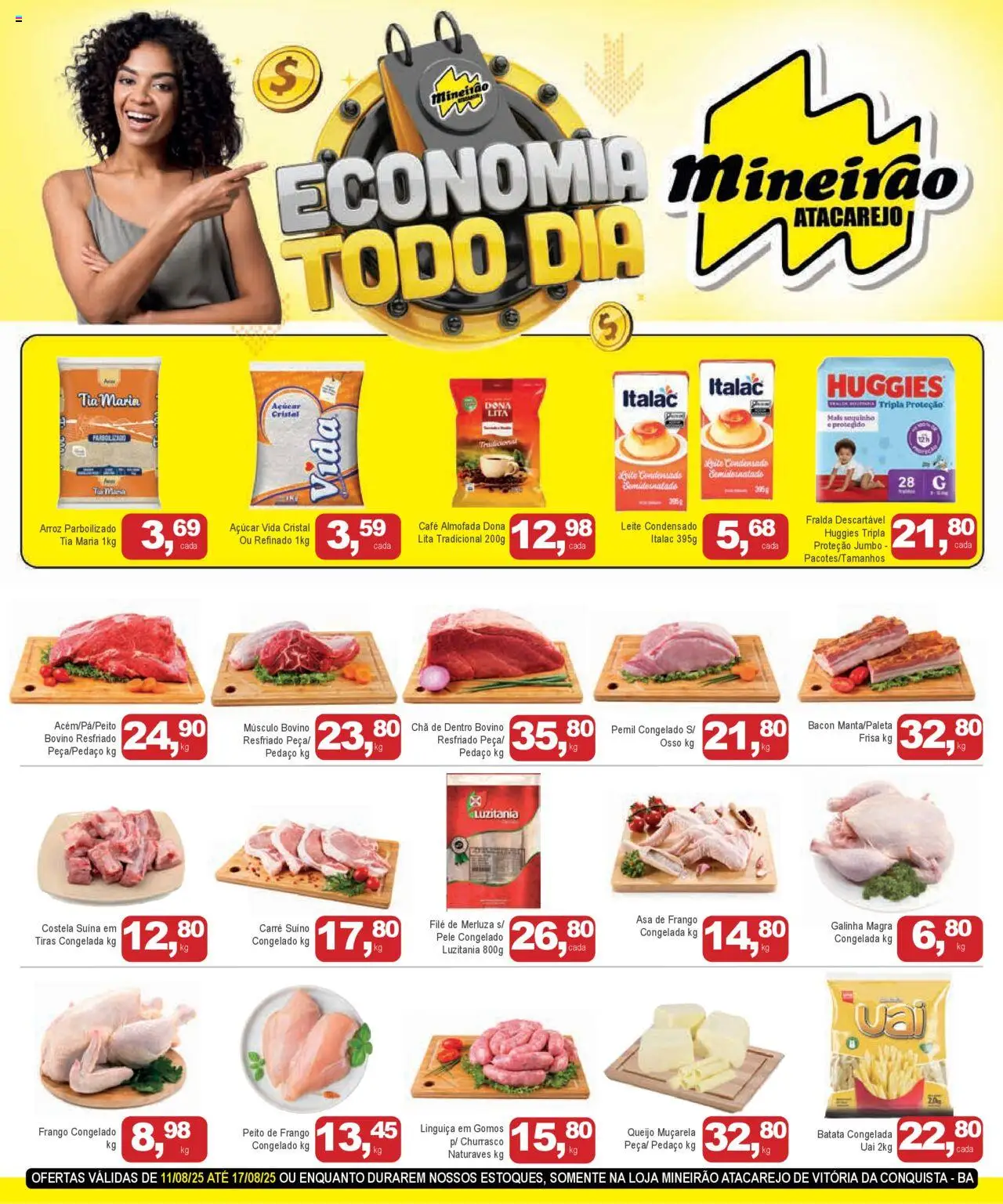 Mineirão Atacarejo folheto "Ofertas da semana" válido a partir de 11/08/2025 - número de página 1