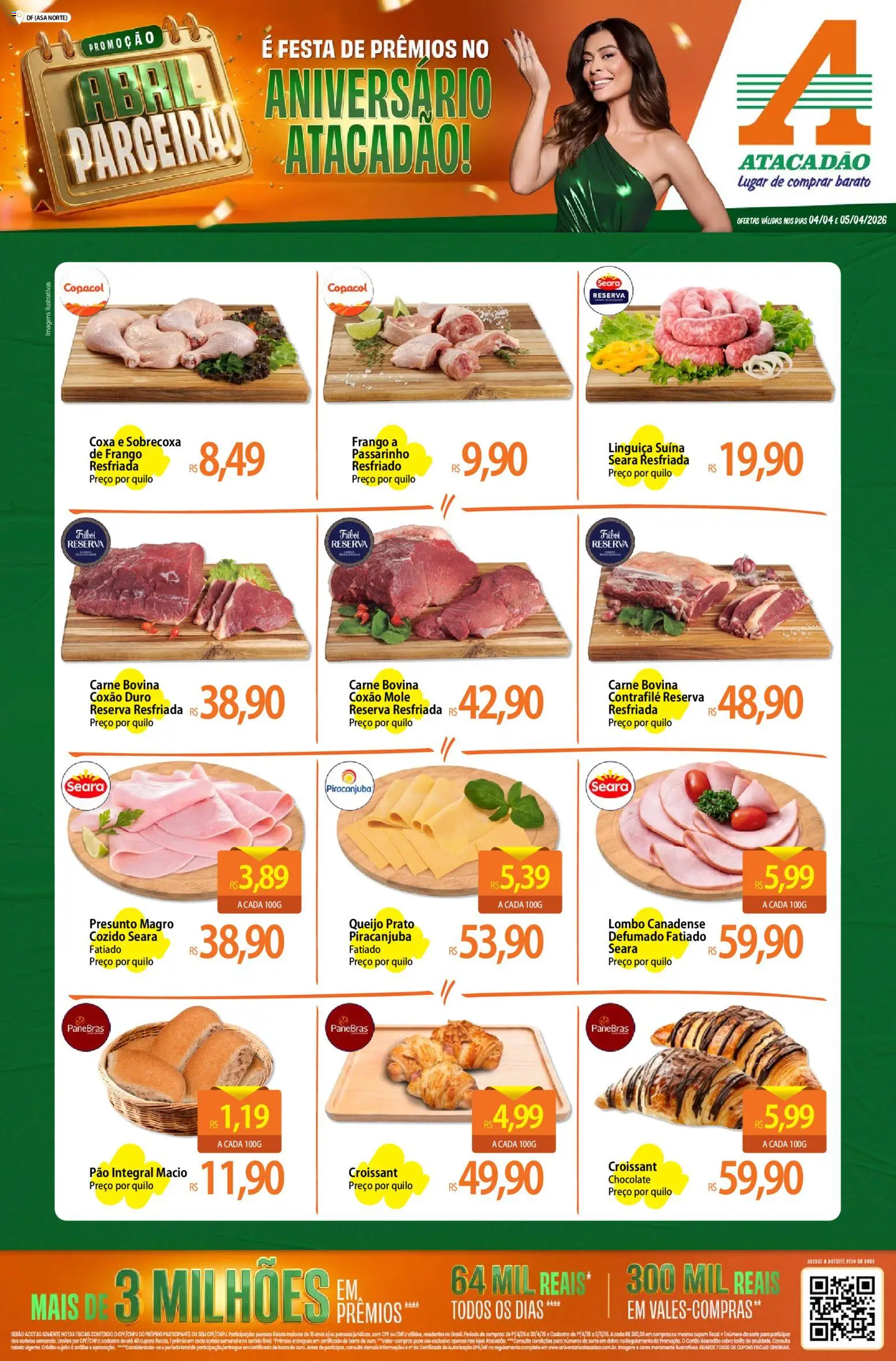 Pré-Visualização do folheto "Atacadão ofertas - DF" da loja Atacadão válido a partir de 04/04/2026
