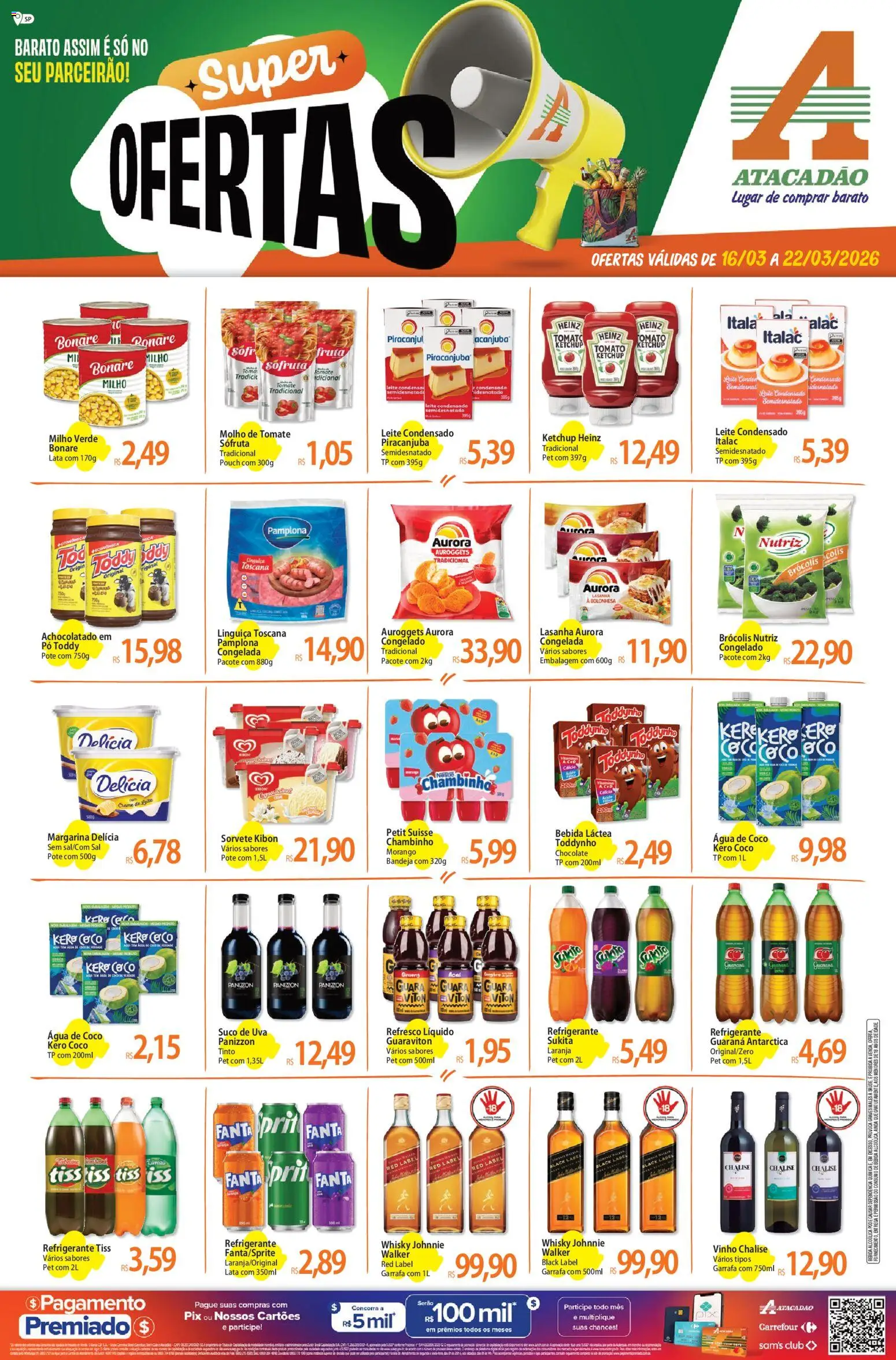 Pré-Visualização do folheto "Atacadão ofertas - SP" da loja Atacadão válido a partir de 16/03/2026