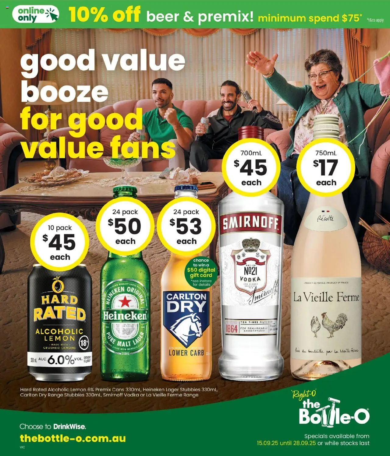 The Bottle-O catalogue valid from 14/09/2025 - page 1