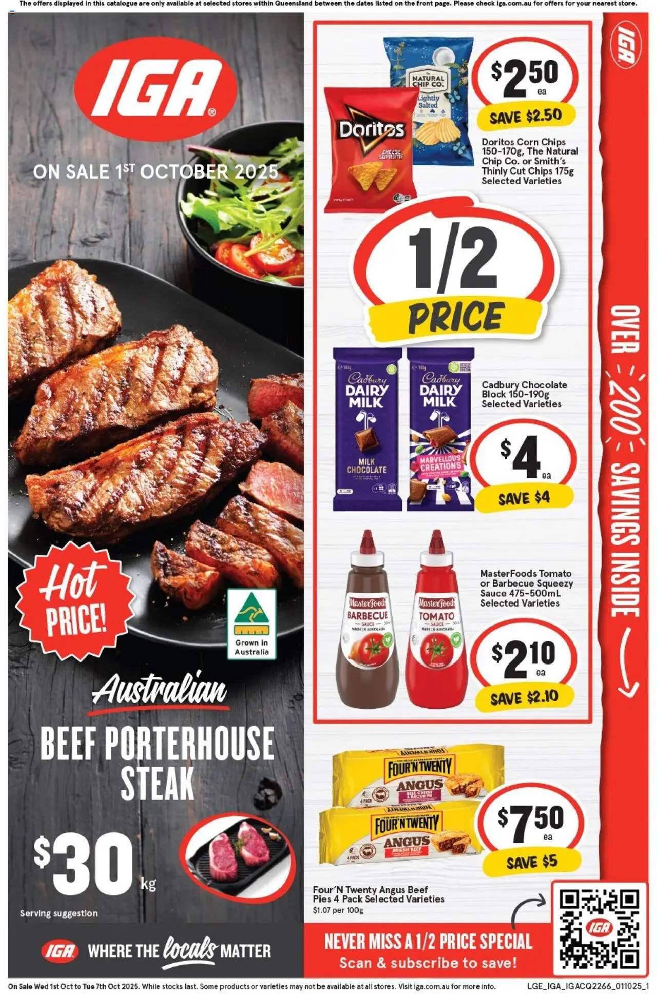 IGA catalogue valid from 01/10/2025 - page 1