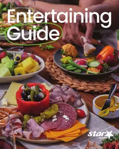 Ad Preview of Star Market Entertaining Guide from 01/01/2025