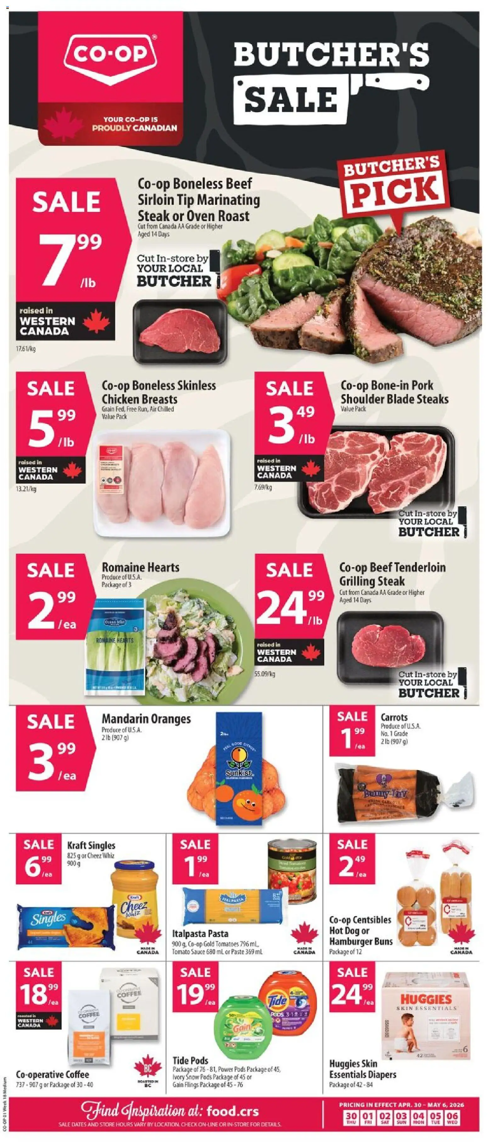 Preview of leaflet Co-op Food weekly flyer / circulaire from shop Co-op Food is valid from Apr 30, 2026