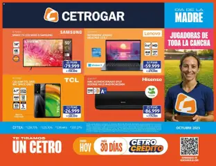 Vista previa del folleto de la tienda Cetrogar válido desde el 01/10/2025 