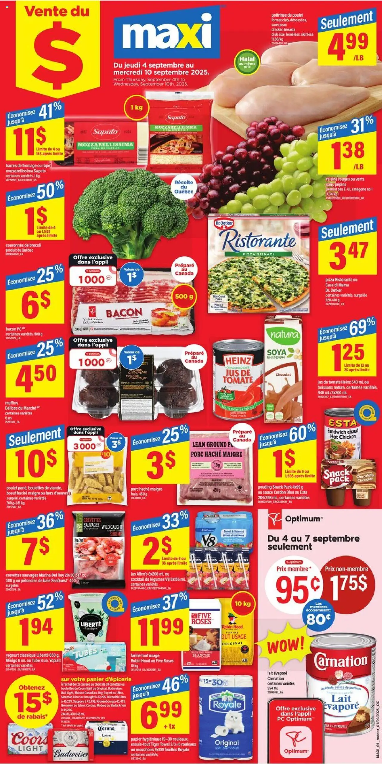 Maxi flyer valid from Sep 04, 2025 - page number 1
