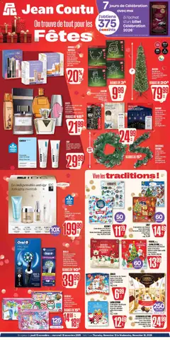 Preview of leaflet Encart Noel from shop Jean Coutu is valid from Nov 13, 2025