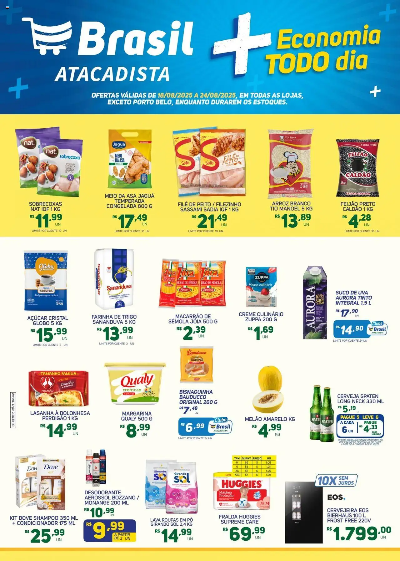 Brasil Atacadista folheto "Ofertas da semana" válido a partir de 18/08/2025 - número de página 1