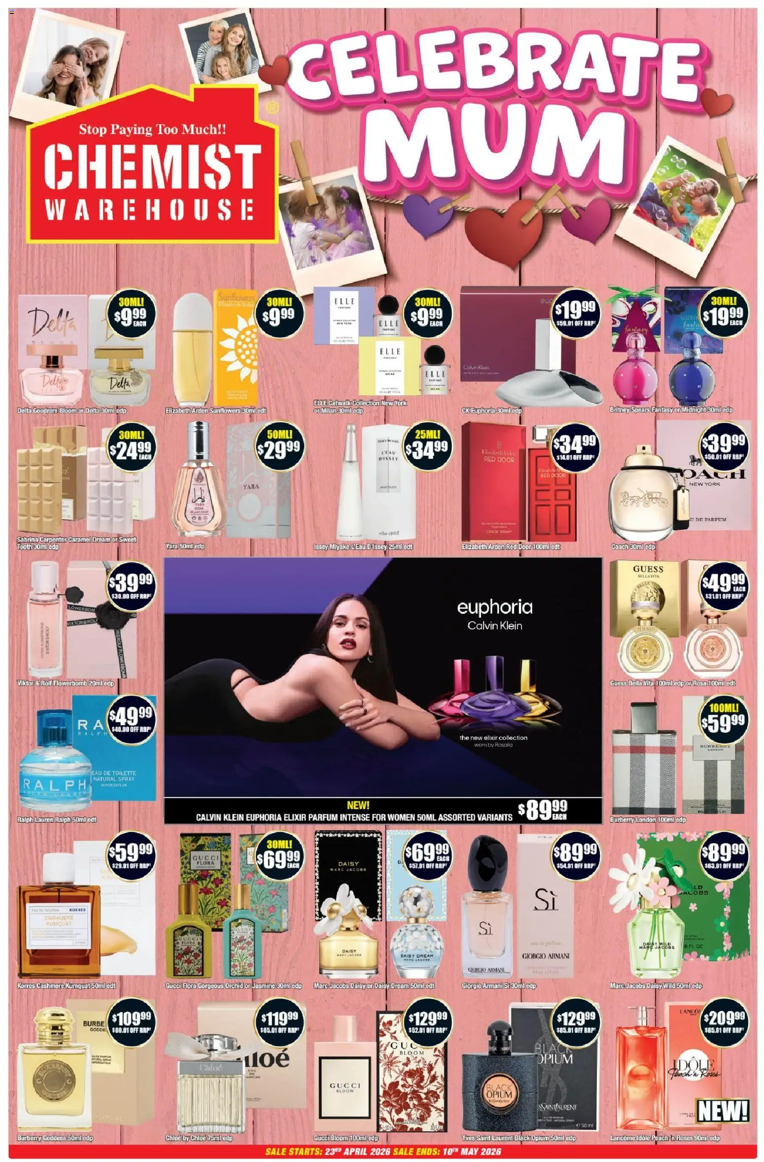 Preview of catalogue Chemist Warehouse catalogue from shop Chemist Warehouse valid 23/04/2026