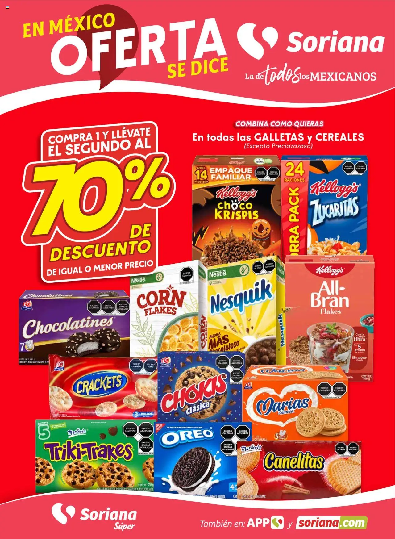 Fin de Semana Súper: Tamaulipas (excepto Cd. Victoria y Tampico) Soriana y sus promociones válidas desde el 14/08/2025 - Número de página 1
