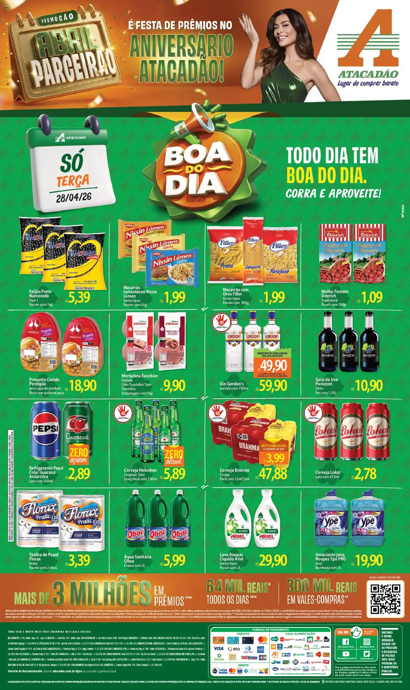 Pré-Visualização do folheto "Atacadão ofertas - RS" da loja Atacadão válido a partir de 28/04/2026