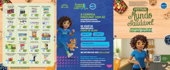 Pré-Visualização do folheto "Encarte Festival Mundo Saudável" da loja Prezunic válido a partir de 15/09/2025