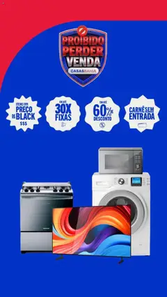 Pré-Visualização do folheto "Promoções" da loja Casas Bahia válido a partir de 12/08/2025