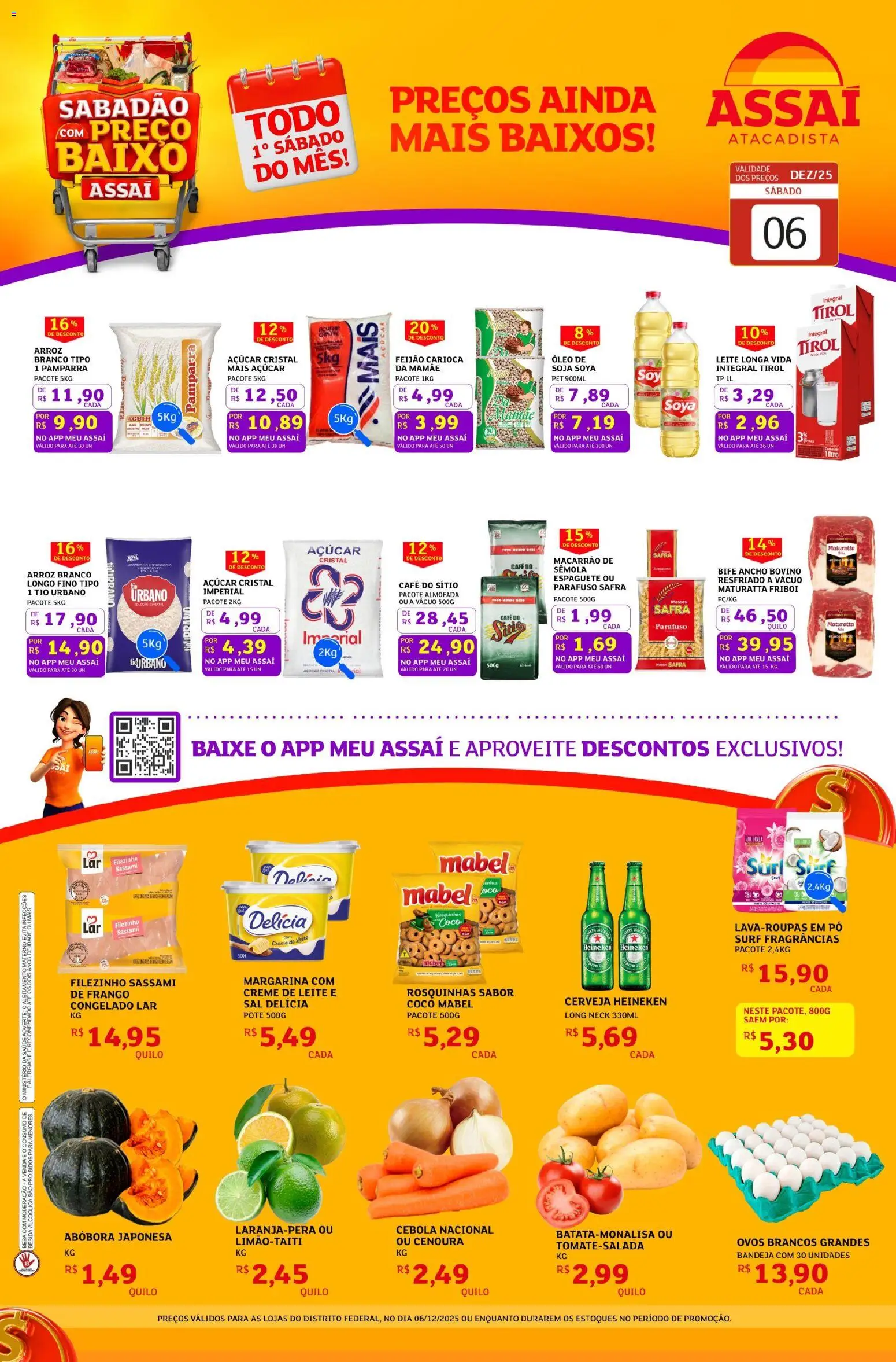 Pré-Visualização do folheto "Encarte - DF" da loja Assaí Atacadista válido a partir de 06/12/2025