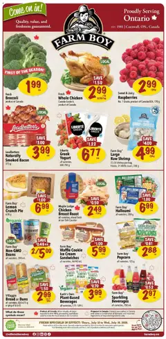 Un aperçu du dépliant Weekly flyer / circulaire du magasin Farm Boy est valide à partir 10 juill. 2025