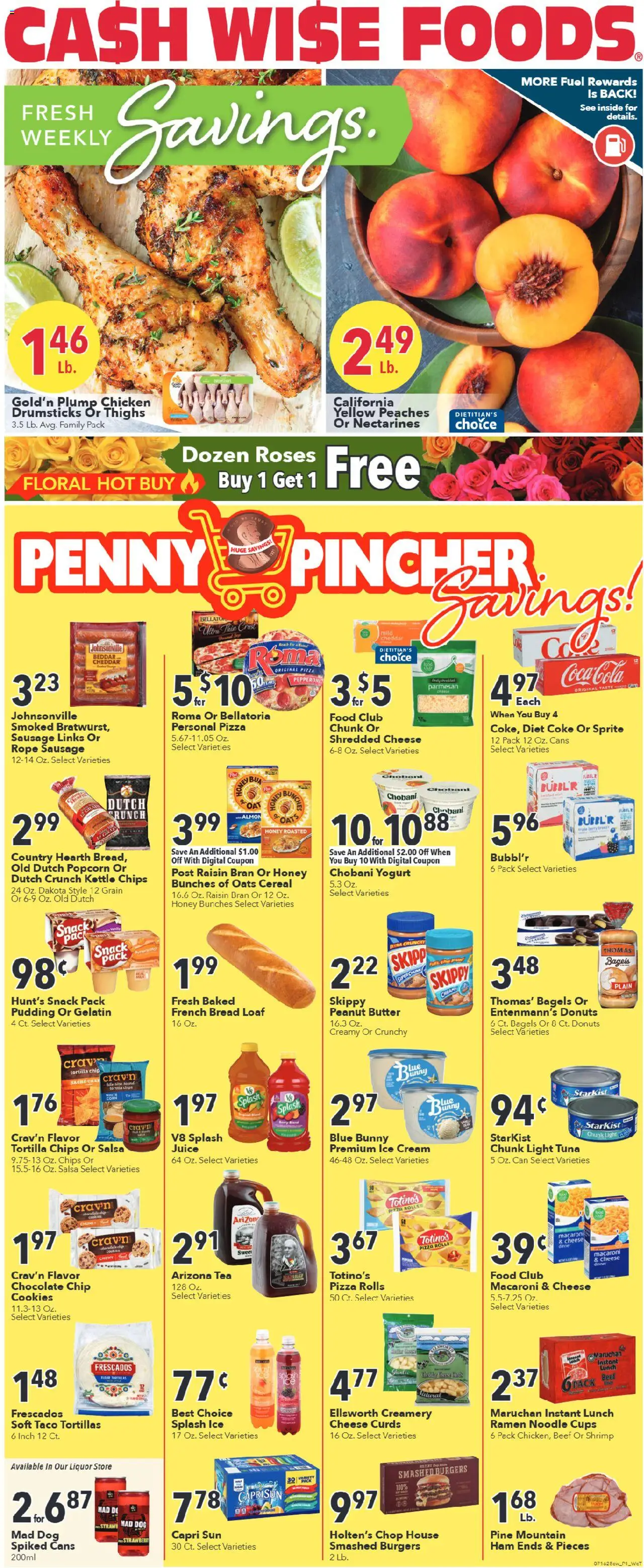 Cash Wise Weekly Ad from 07/16/2025 - Flyer - Page number 1