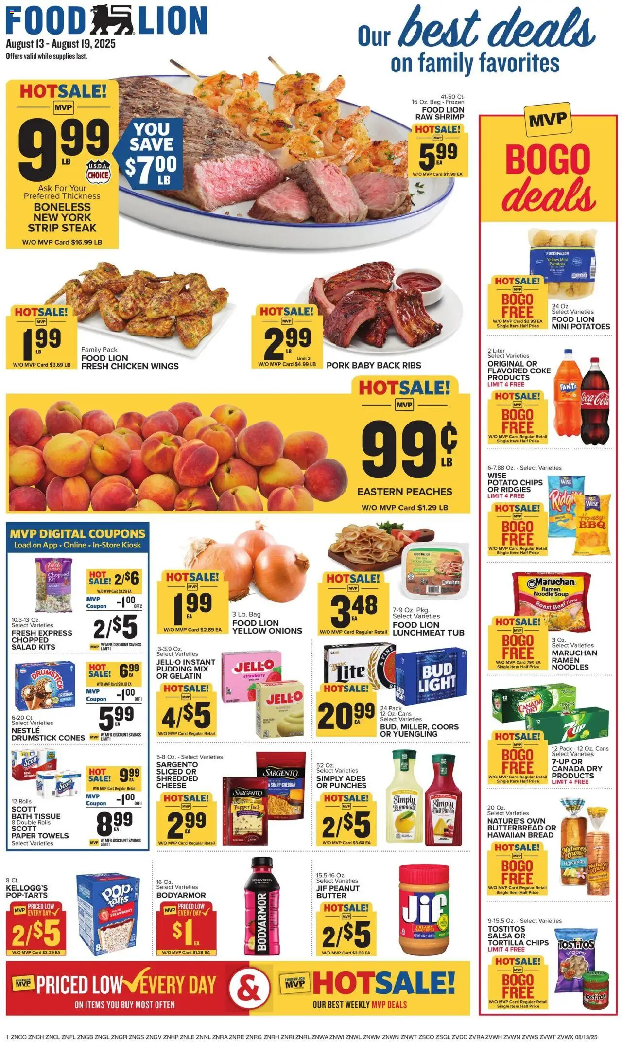 Food Lion Weekly Ad (08/13/2025) >> Preview AD next week - Page number 1