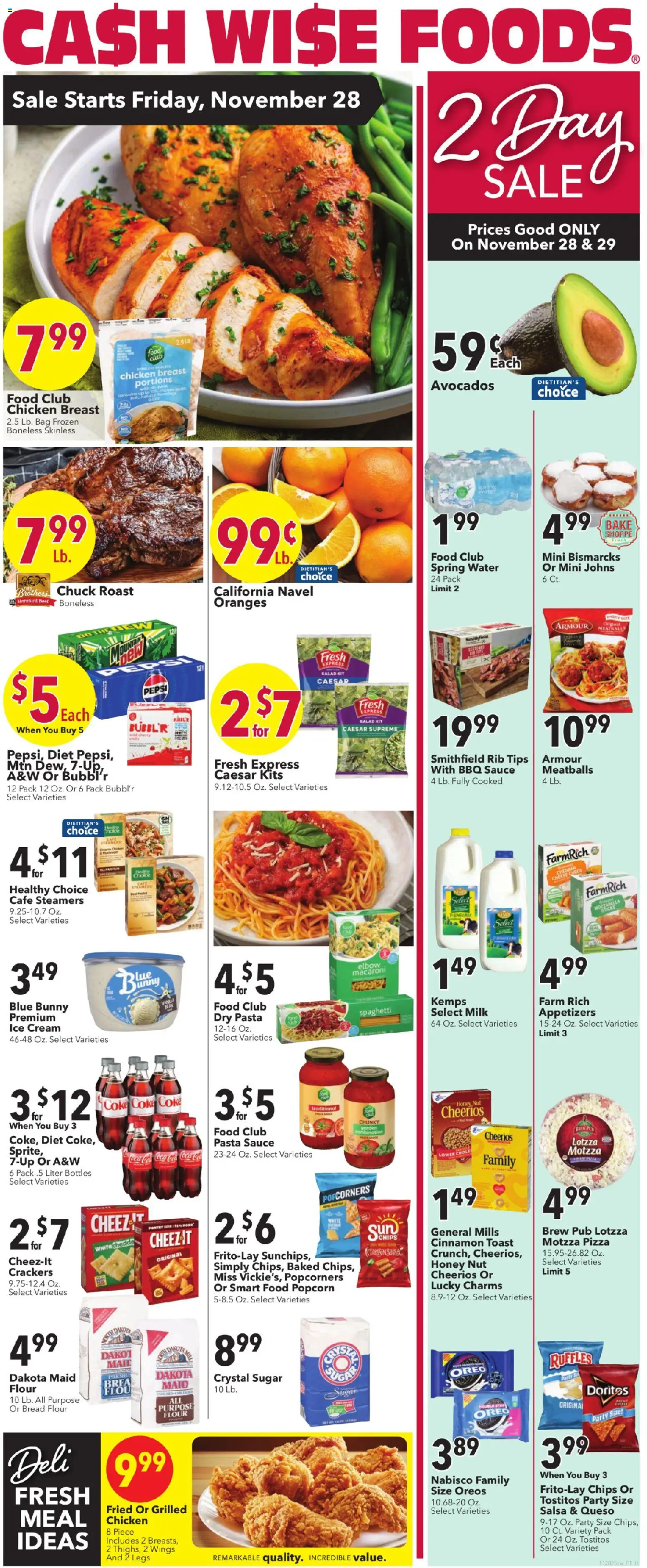 Ad Preview of Cash Wise Black Friday from 11/28/2025