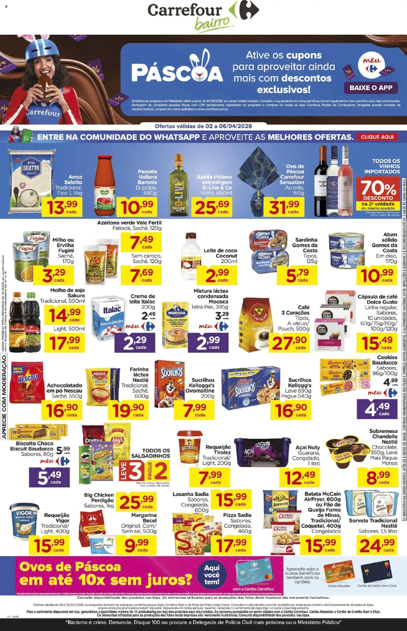 Pré-Visualização do folheto "Carrefour Bairro ofertas FDS" da loja Carrefour Bairro válido a partir de 02/04/2026