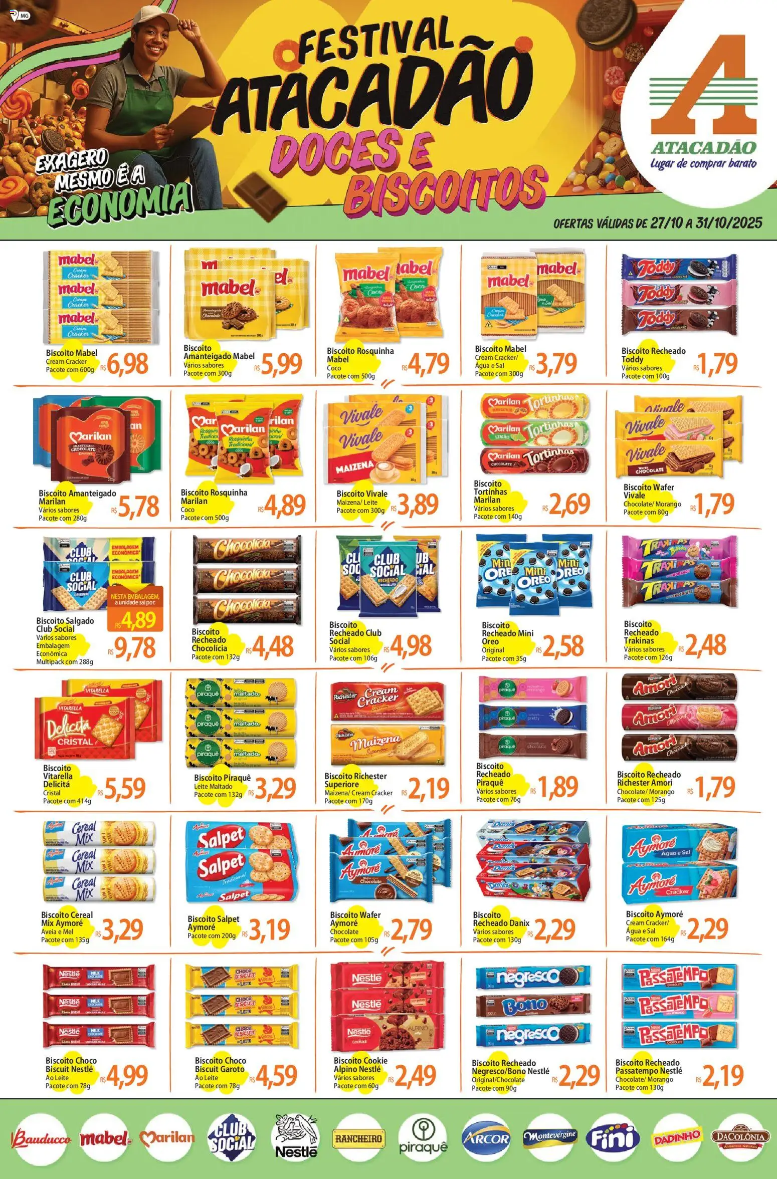 Pré-Visualização do folheto "Ofertas - MG" da loja Atacadão válido a partir de 27/10/2025