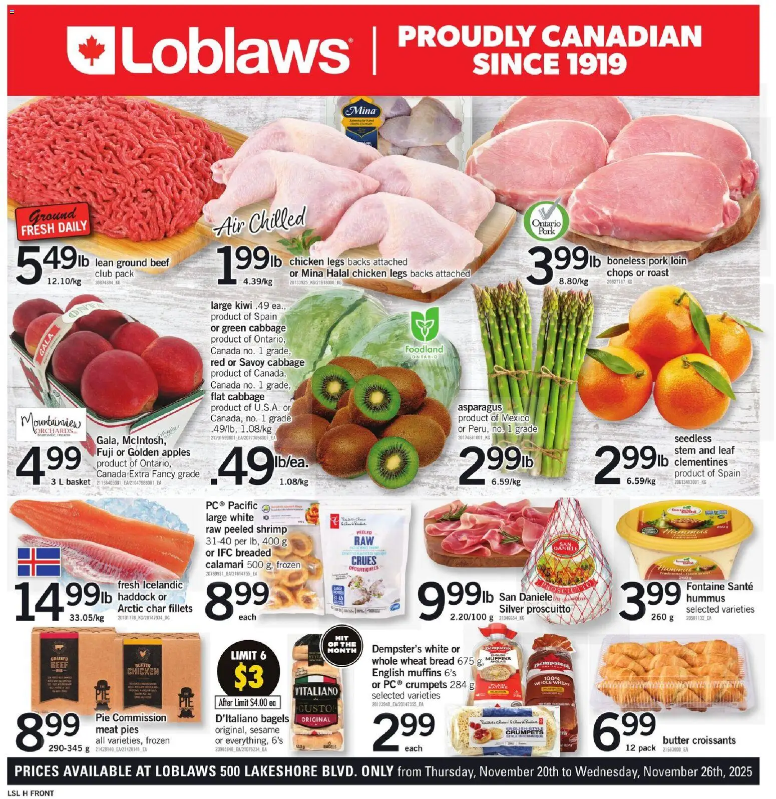 Preview of leaflet Weekly Flyer - ON from shop Loblaws is valid from Nov 20, 2025