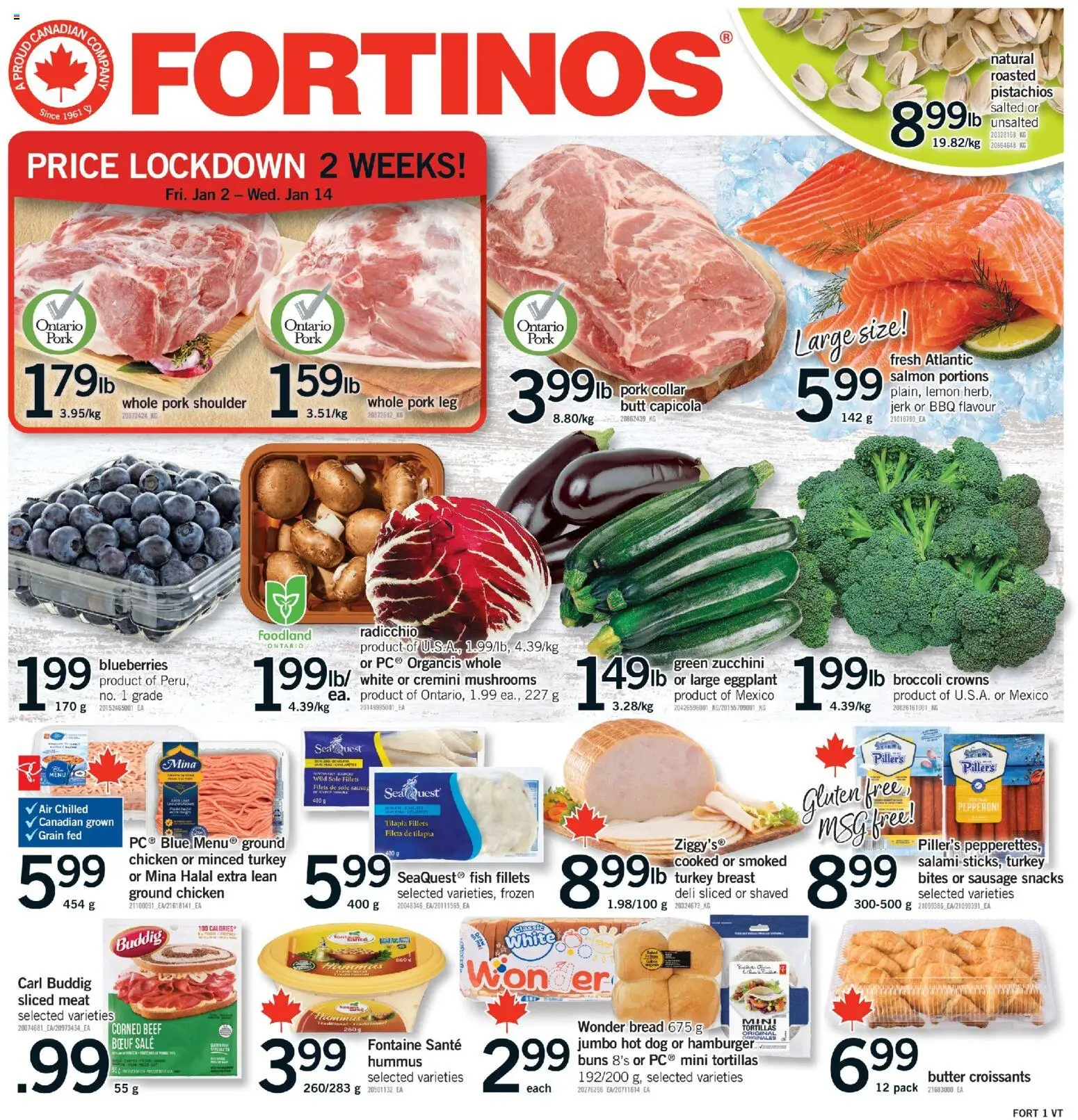 Preview of leaflet Etobicoke from shop Fortinos is valid from Jan 08, 2026