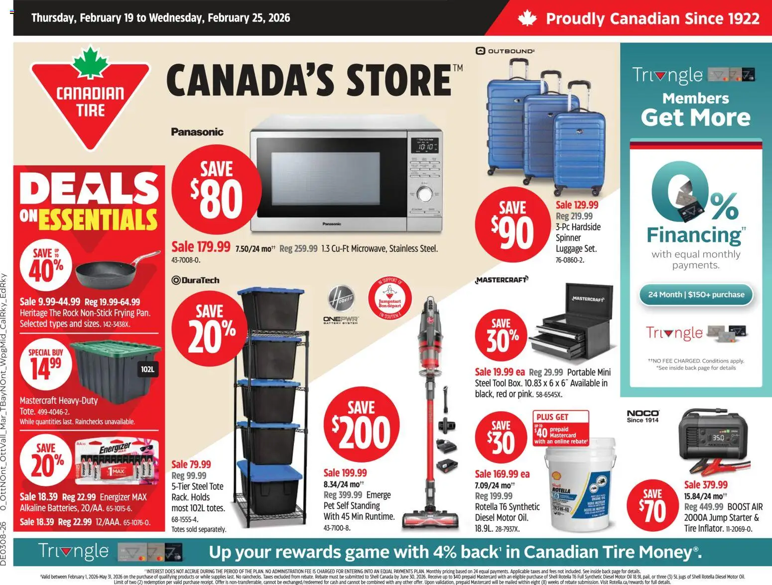 Preview of leaflet Weekly Flyer from shop Canadian Tire is valid from Feb 19, 2026