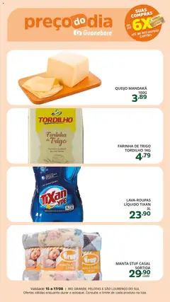 Pré-Visualização do folheto "Ofertas da semana" da loja Supermercado Guanabara válido a partir de 15/08/2025