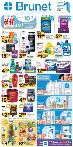 Preview of leaflet Brunet weekly flyer / circulaire from shop Brunet is valid from Mar 19, 2026