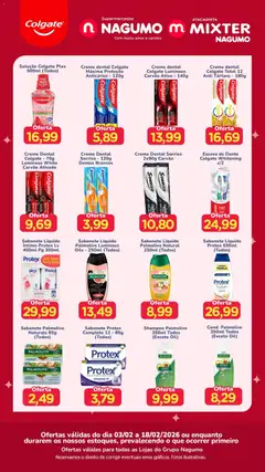 Pré-Visualização do folheto "Ofertas Colgate" da loja Nagumo válido a partir de 03/02/2026