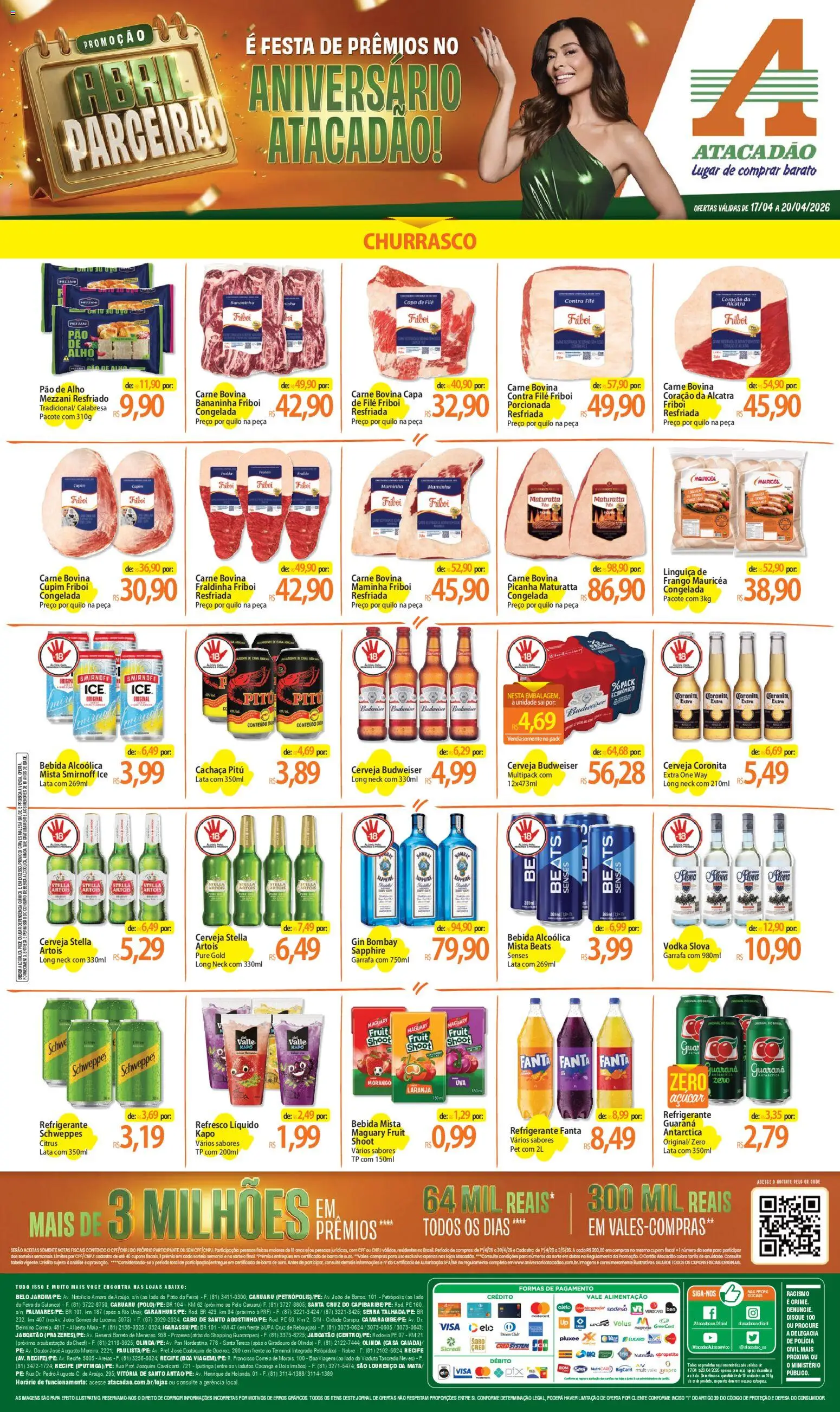 Pré-Visualização do folheto "Atacadão ofertas - PE" da loja Atacadão válido a partir de 17/04/2026