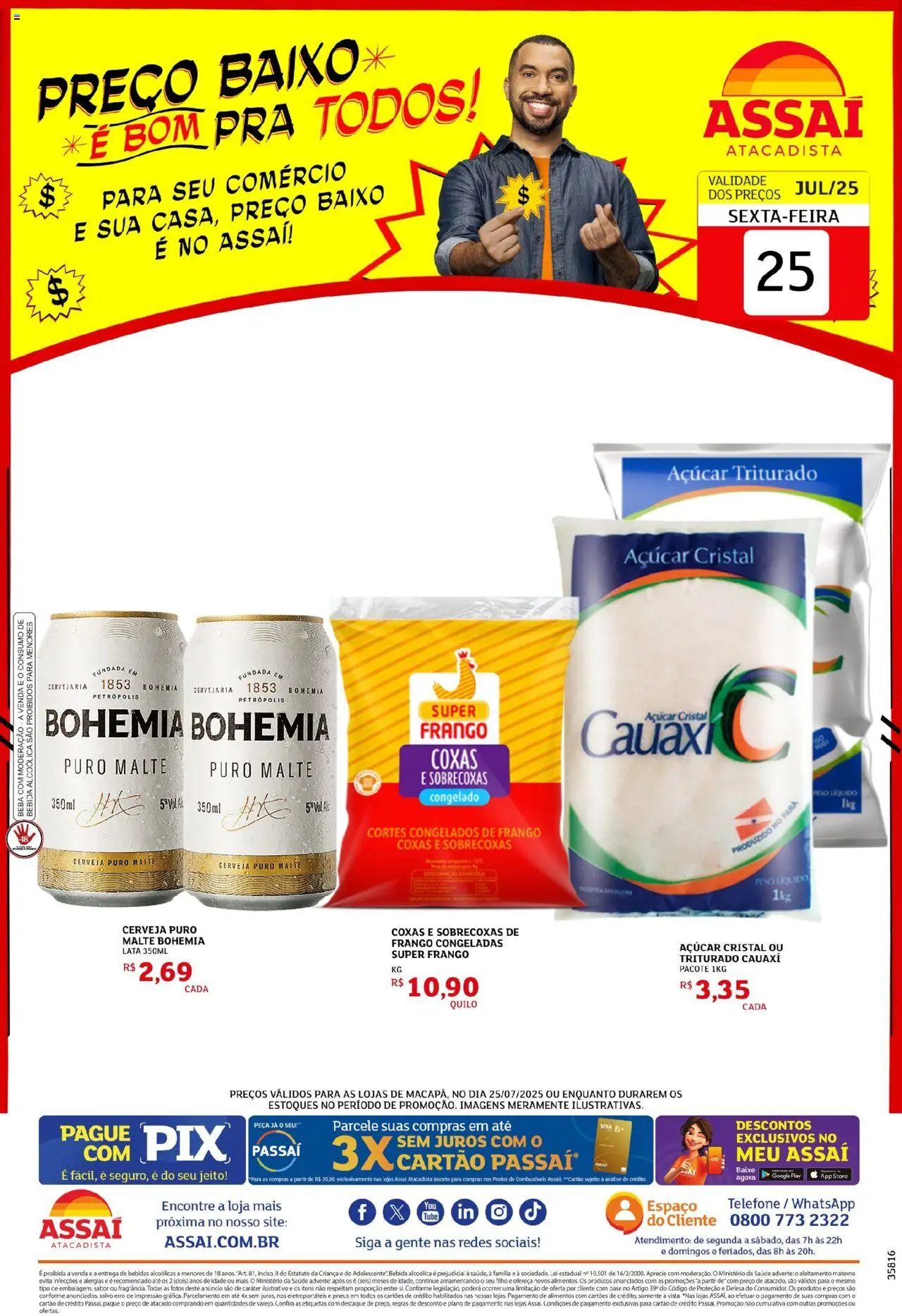 Assaí Atacadista folheto "Encarte - AP" válido a partir de 25/07/2025 - número de página 1