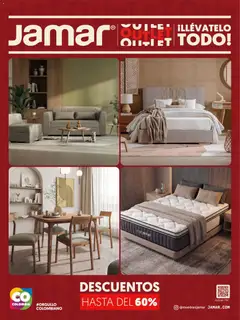  Vista previa del prospecto Outlet 2026 del almacen Muebles jamar válida del 07/01/2026 al 