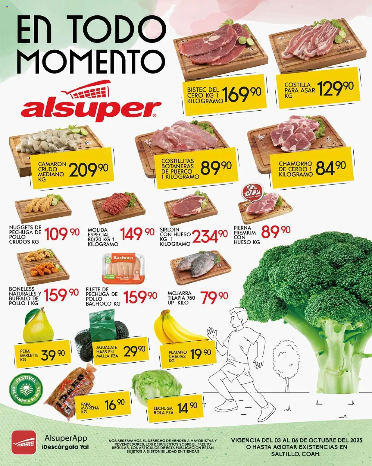Folleto Saltillo Alsuper y sus promociones válidas desde el 03/10/2025 - Número de página 1