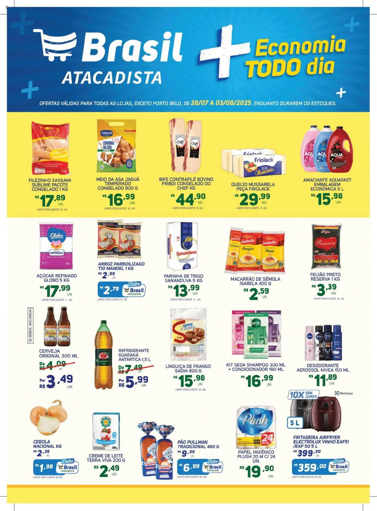 Brasil Atacadista folheto "Ofertas da semana" válido a partir de 28/07/2025 - número de página 1