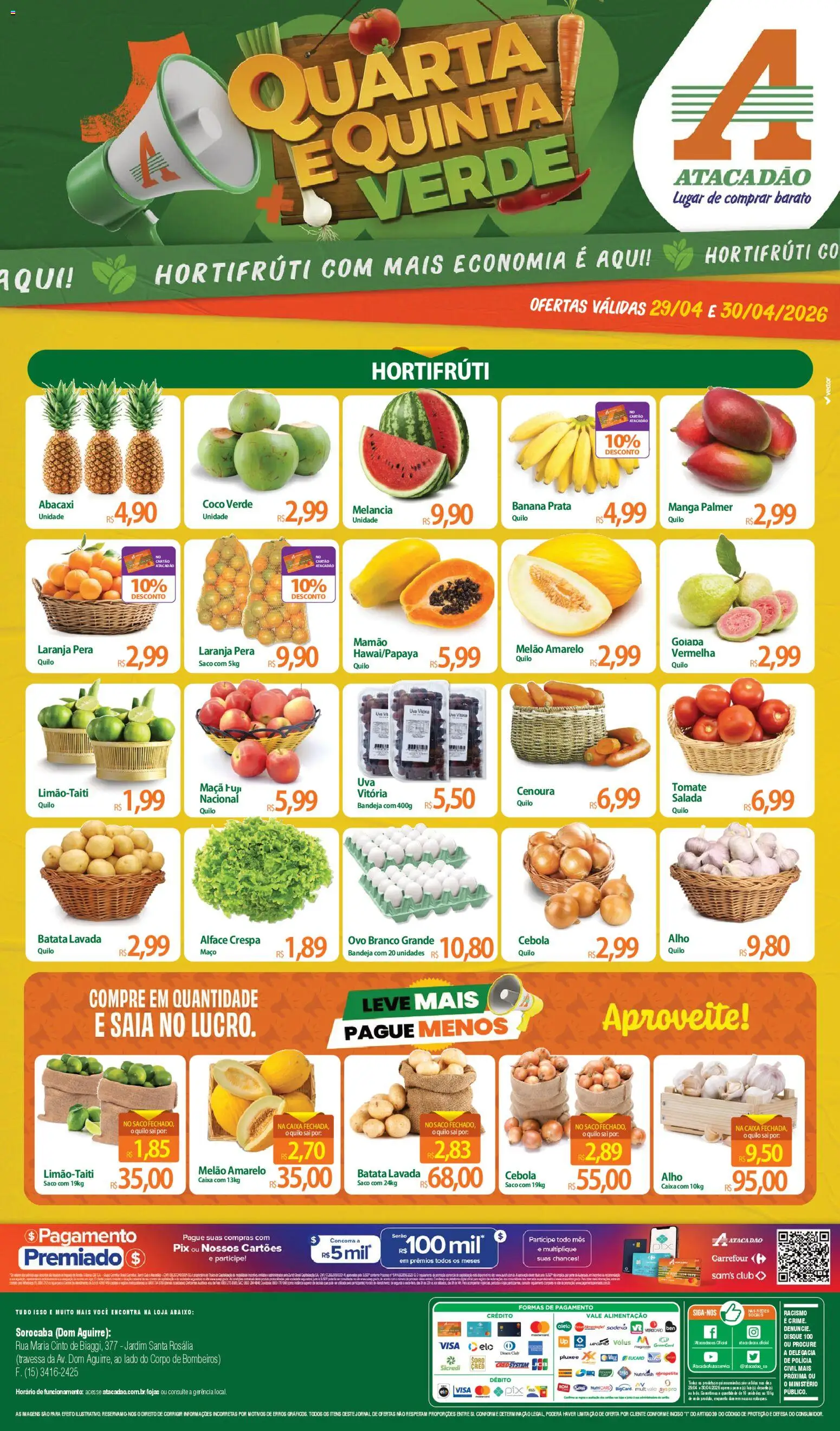 Pré-Visualização do folheto "Atacadão ofertas - SP" da loja Atacadão válido a partir de 29/04/2026