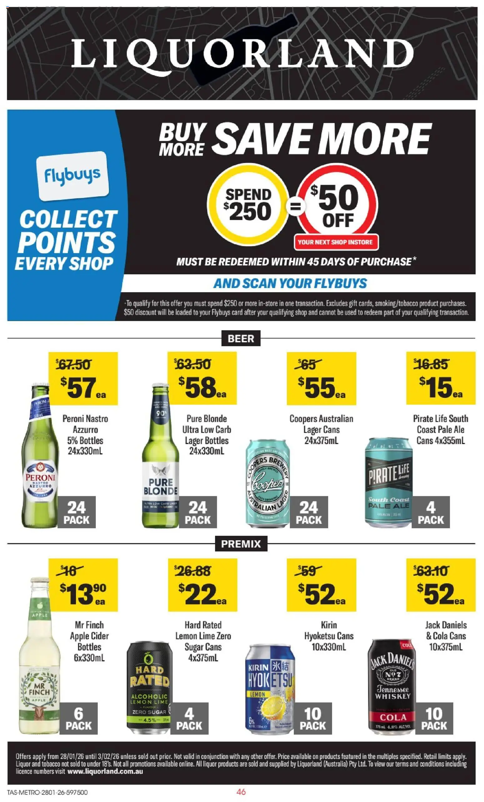 Preview of catalogue Catalogue TAS from shop Liquorland valid 28/01/2026