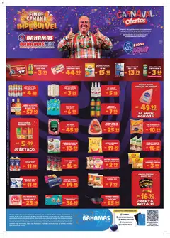 Pré-Visualização do folheto "Ofertas Fim de Semana Imperdível" da loja Bahamas Supermercados válido a partir de 06/02/2026