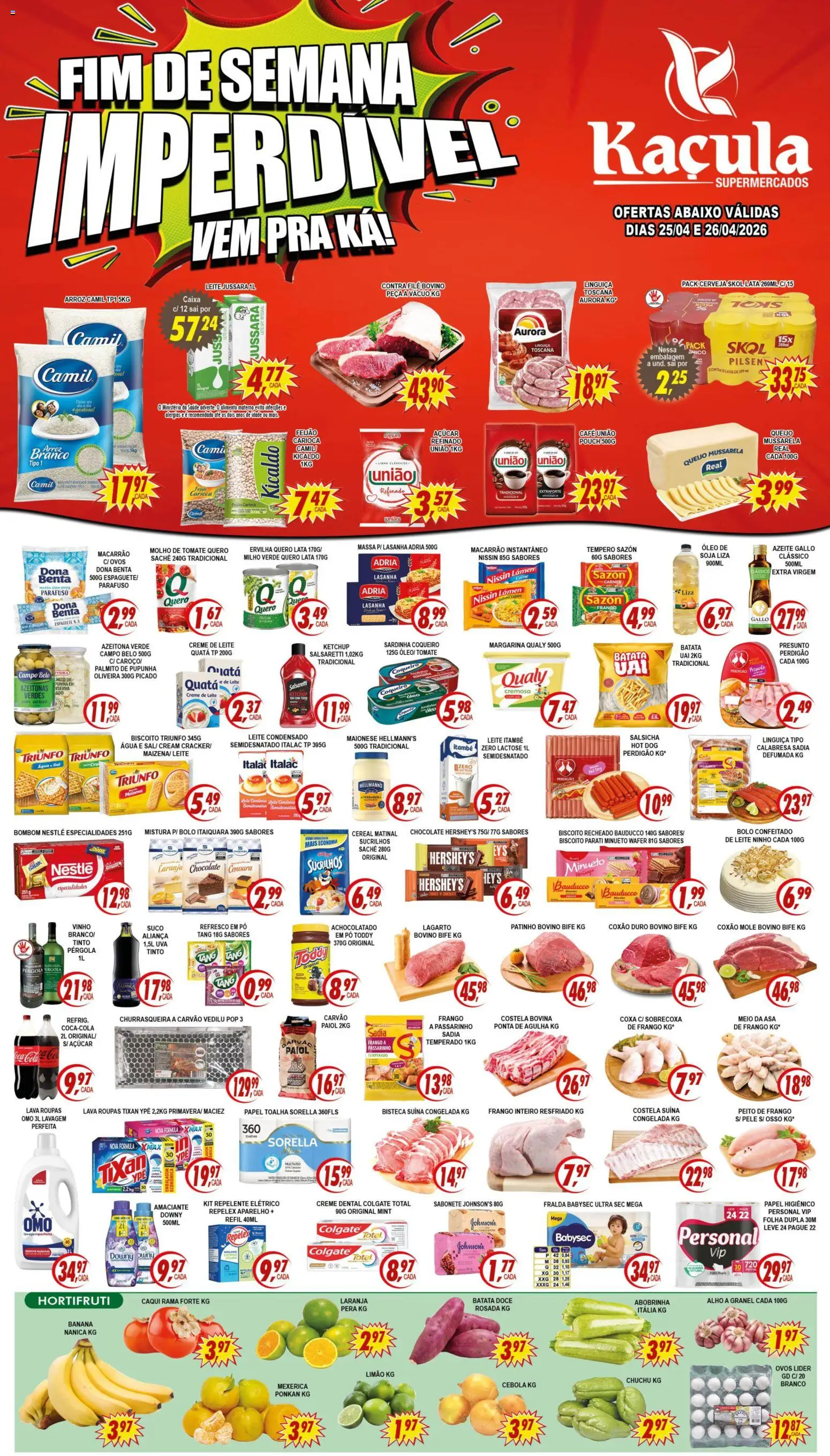 Pré-Visualização do folheto "Kaçula - Ofertas da semana" da loja Kaçula válido a partir de 25/04/2026