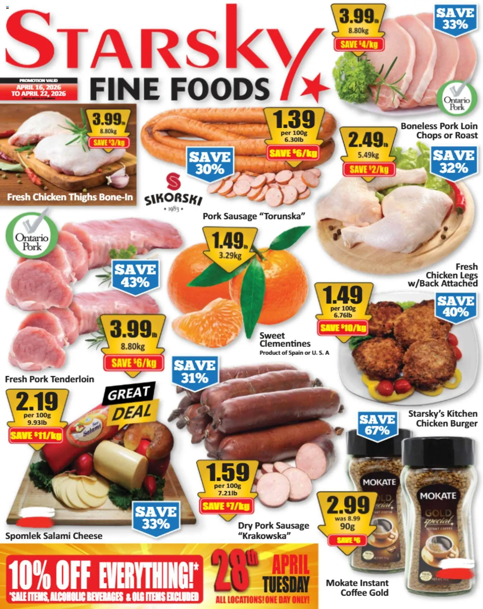 Preview of leaflet Starsky weekly flyer / circulaire from shop Starsky is valid from Apr 16, 2026