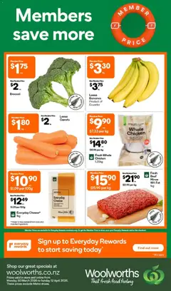 Preview of catalogue Woolworths catalogue from shop Woolworths valid 30 Mar 2026
