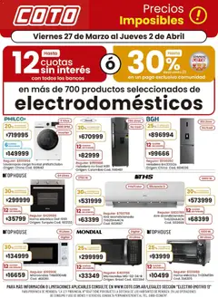 Vista previa del folleto de la tienda Coto válido desde el 27/03/2026 