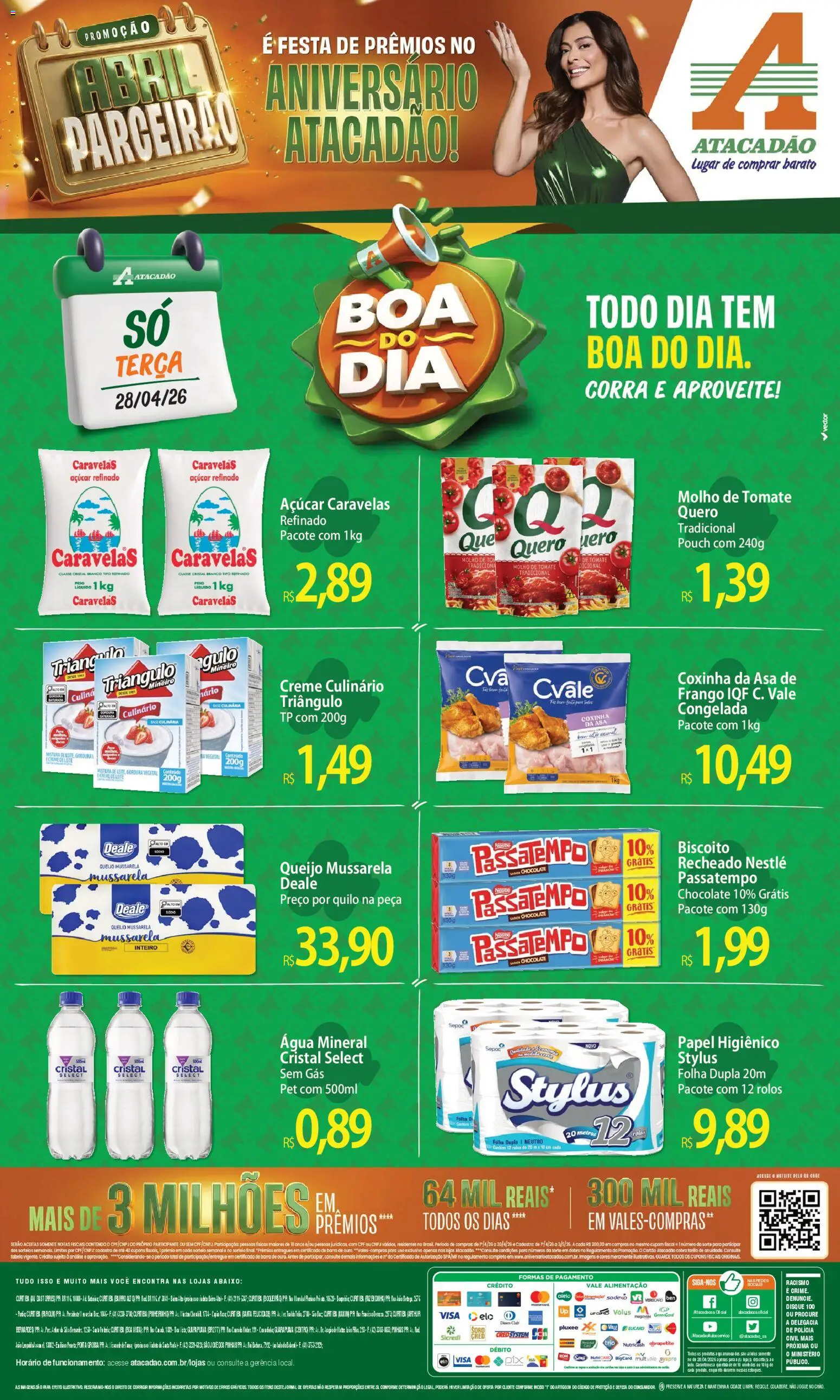 Pré-Visualização do folheto "Atacadão ofertas - PR" da loja Atacadão válido a partir de 28/04/2026