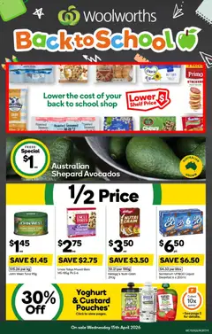 Preview of catalogue Woolworths catalogue NSW North from shop Woolworths valid 15/04/2026