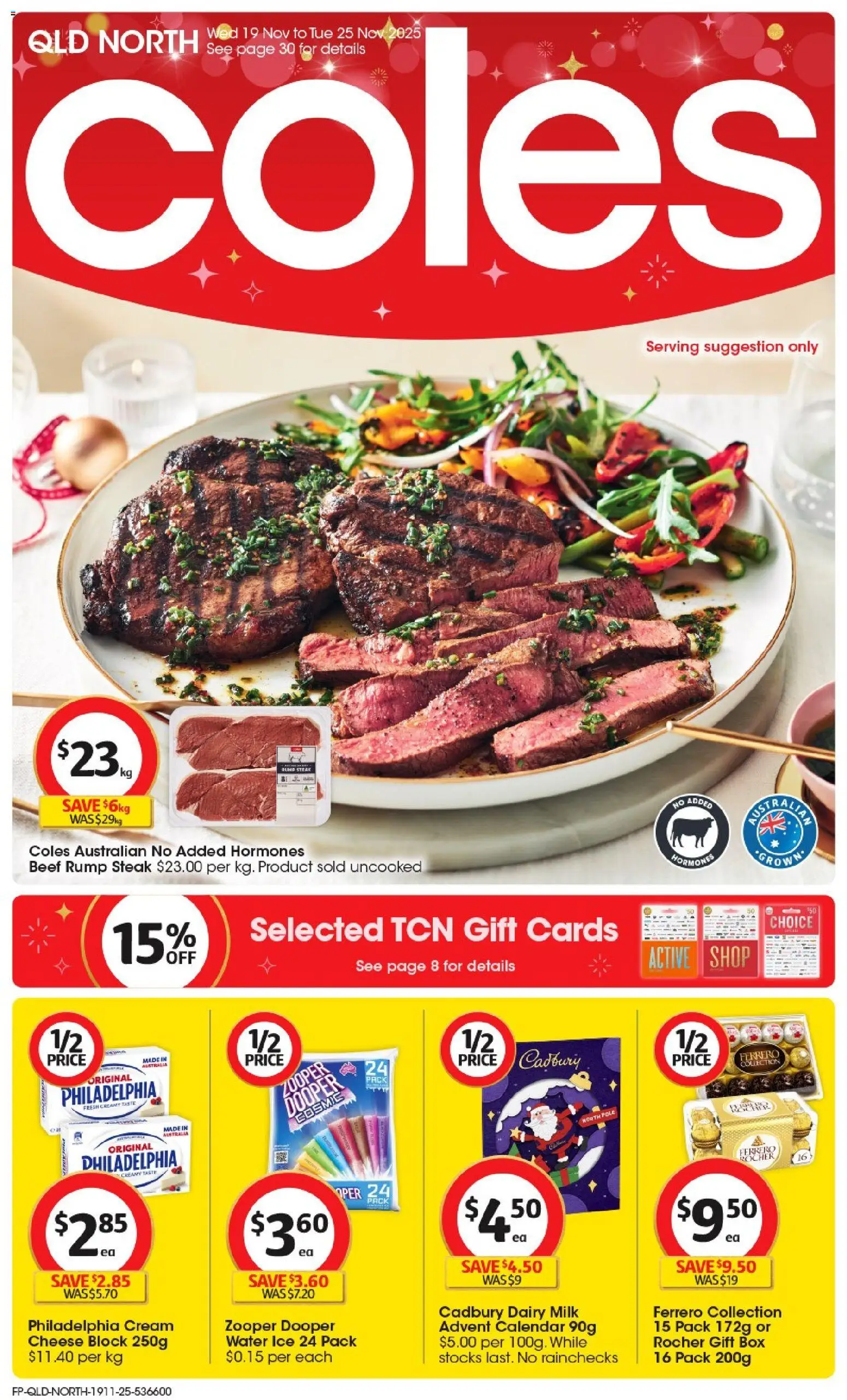 Preview of catalogue Catalogue QLD North from shop Coles valid 19/11/2025