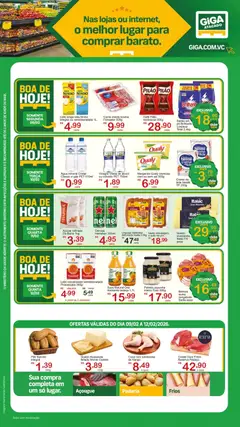 Pré-Visualização do folheto "Ofertas da semana" da loja GIGA Atacado válido a partir de 09/02/2026