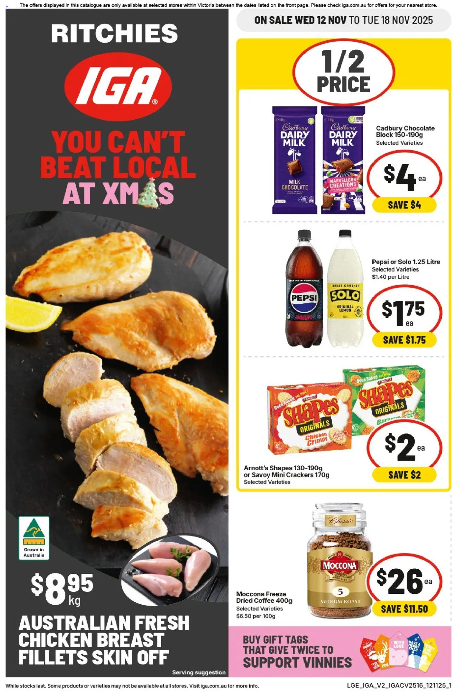 Preview of catalogue Ritchies VIC from shop IGA valid 12/11/2025