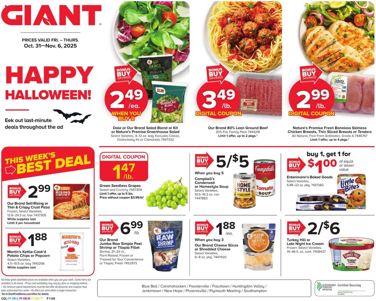 Ad Preview of Giant Weekly Ad from 10/31/2025