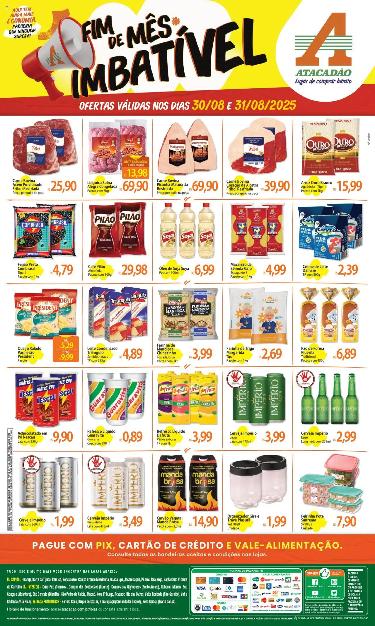 Atacadão folheto "Ofertas - RJ" válido a partir de 30/08/2025 - número de página 1