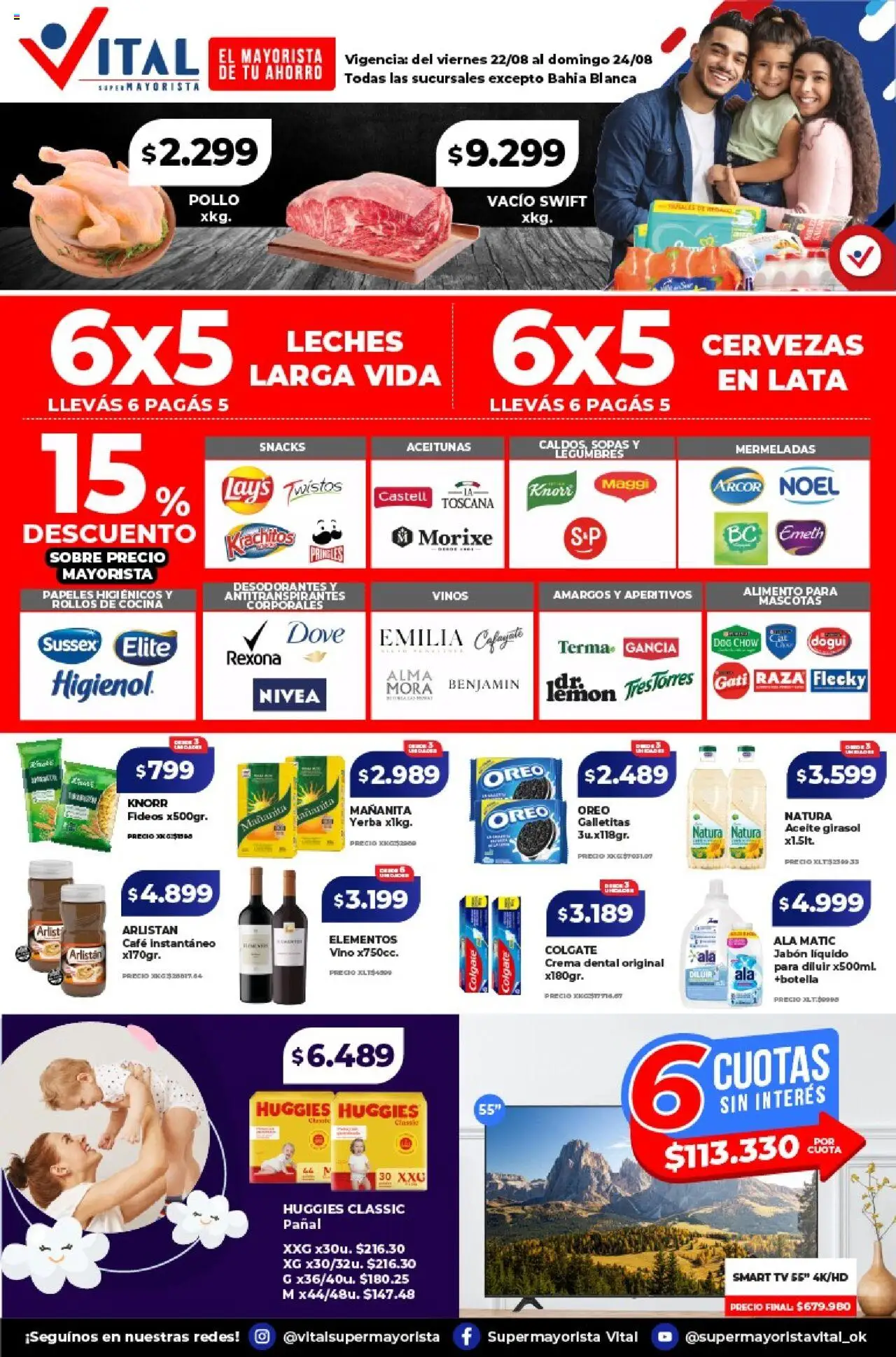 Vital Ofertas fin de semana del 22/08/2025 >> Catálogo