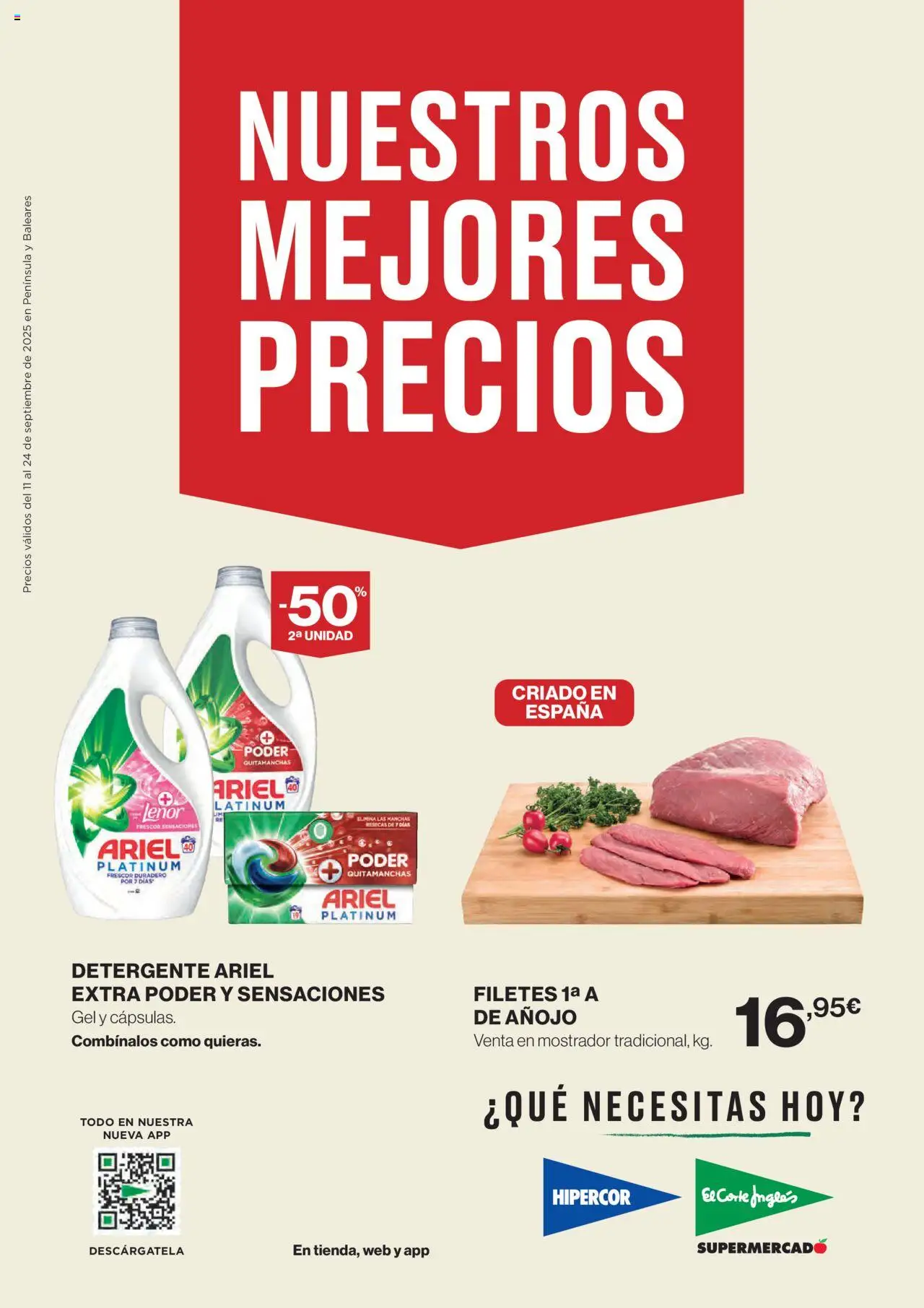 Catálogo Nuestros Mejores Precios El Corte Inglés y sus promociones válidas desde el 11/09/2025 - Número de página 1